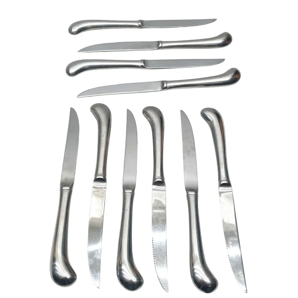 KOREAN PISTOL‎ HANDLED Stainless Steel Steak Knives 9.5